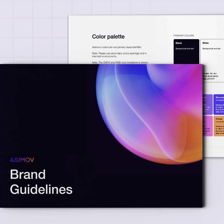 Genetic science company brand guidelines creation.